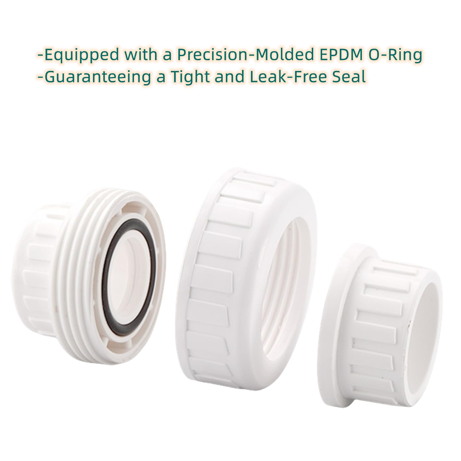 VYH Lot De 2 Raccords De Tuyau De Raccordement En PVC De 2,5 Cm, Annexe