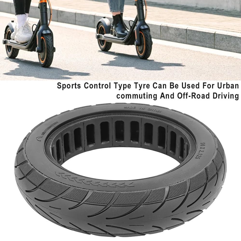 Camera d'aria, camera d'aria da 10 pollici 10x2.125 in gomma piena per scooter elettrico, pneumatico anflagrante ispessito senza camera d'aria