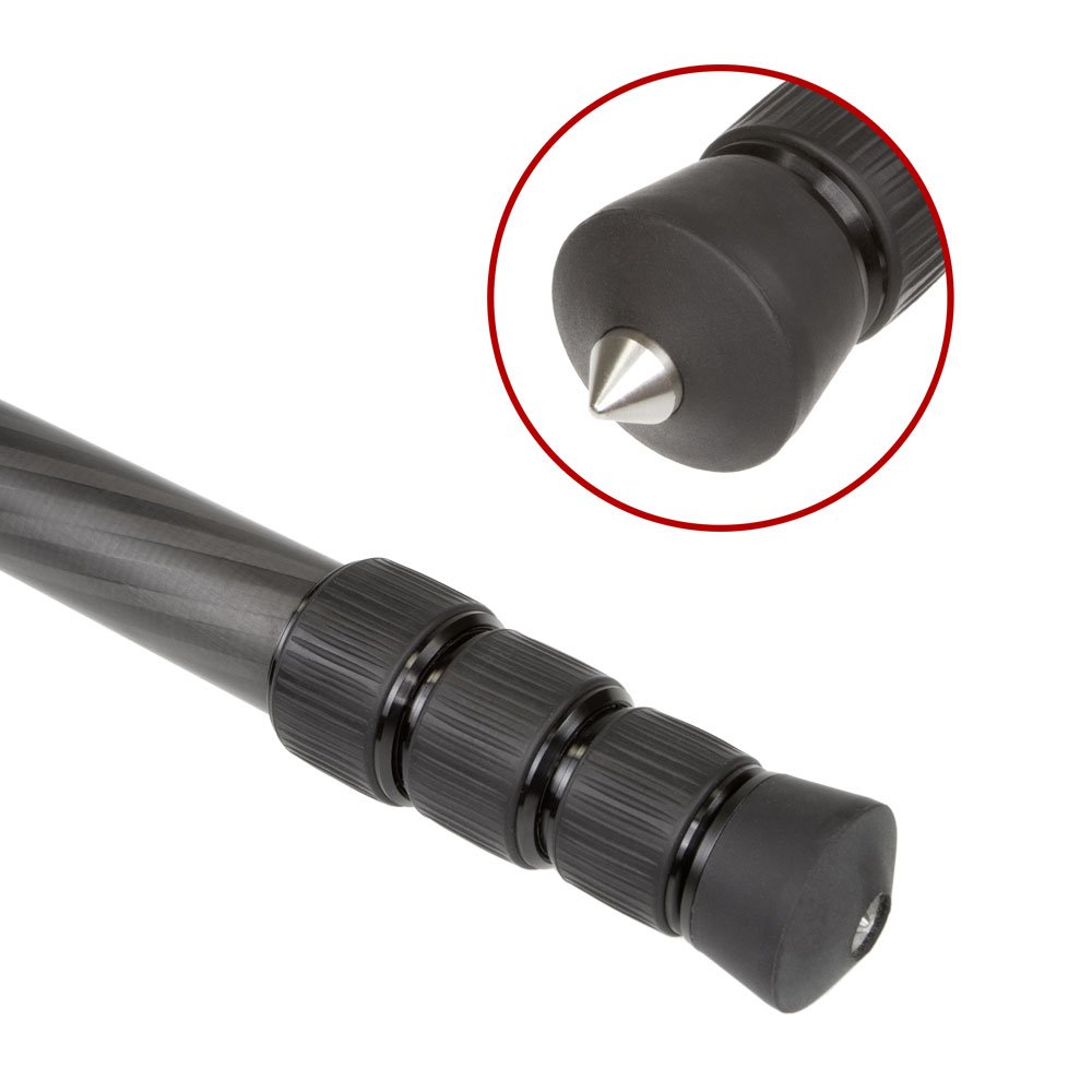 SIRUI S-2204-N Snap uniwersalny statyw trójnożny (arbon, waga: 1,4 kg, obciążenie: 15 kg) z torbą i paskiem