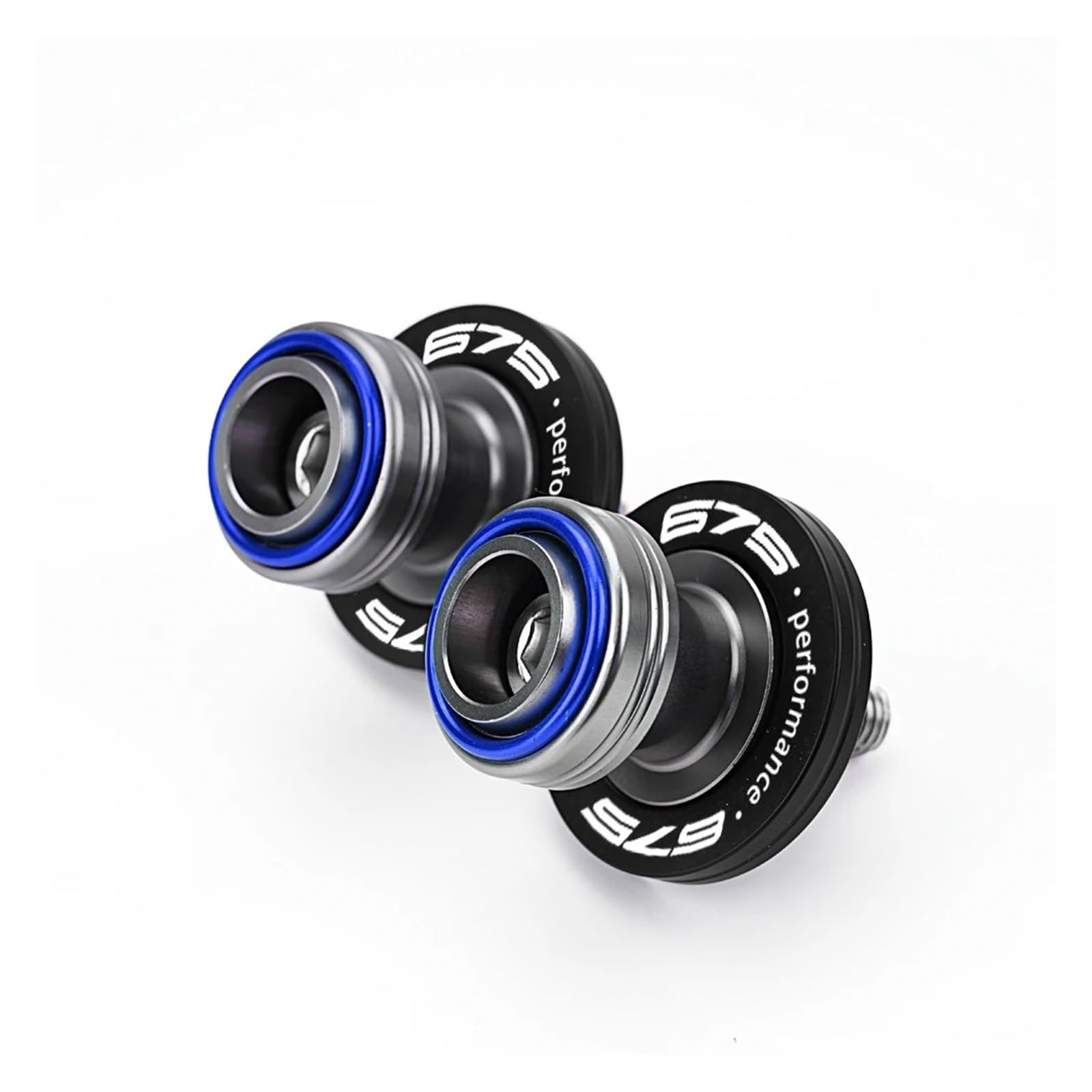 Ghjvfdcvds A-Blue Motorcycle Rear Stand Swing Arm Spool Sliders For Cfmoto 675Nk 675Sr-R 675Sr 675Ss Swingarm Spools Slider Stand Screws Tire Valve Caps(A-Blue)