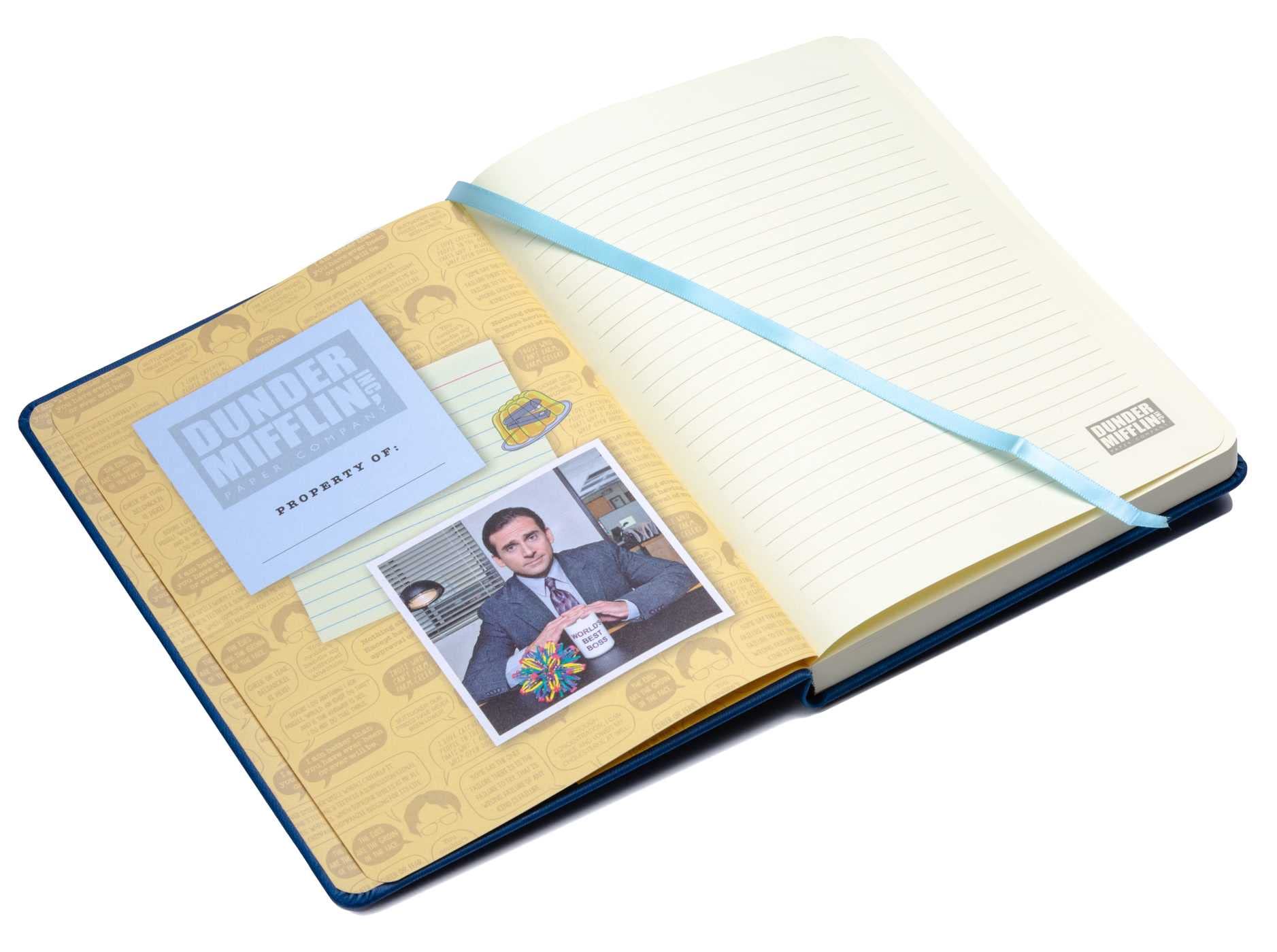 The Office: Somehow I Manage Journal with Charm: Somehow I Manage Journal With Charm Elastic Band Charm