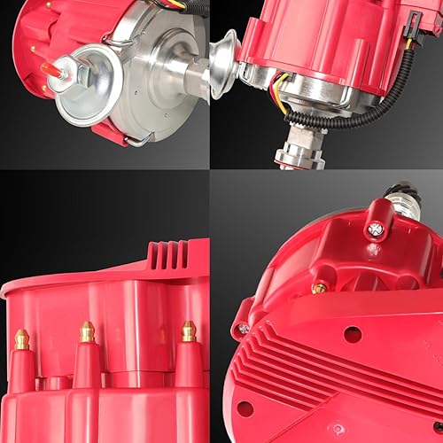 Miniatura 5 de MAS Distribuidor de encendido HEI Racing con juego de cableado de repuesto para Chevy 302 454 gm SBC BBC 65k bobina 7500RPM Chevrolet C10 GMC 400
