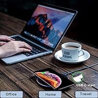 Vista 6 de Cargador inalámbrico de 30 W, cargador inalámbrico de 30 W, cargador inalámbrico rápido, carga inalámbrica compatible con Samsung Galaxy