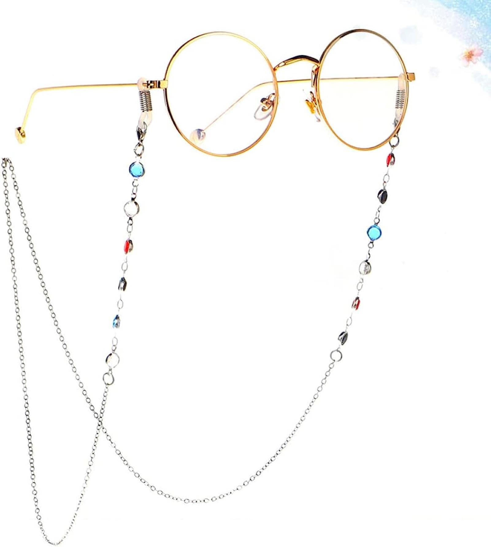2 Piezas de cordón para Gafas, Gafas de Sol Hechas a Mano, Correa de sujeción para Gafas, Cadena para Gafas