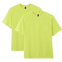 Gildan DryBlend - Maglietta da Lavoro da Uomo, con Taschino