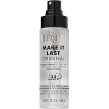 Milani Setting Spray + Primer, Make It Last Original - Natural Finish with Niacinamide for Hydration, Setting Spray for Makeup and Face Primer, 3-in-1 Prime + Hydrate + Set, 2.03 Fl. Oz