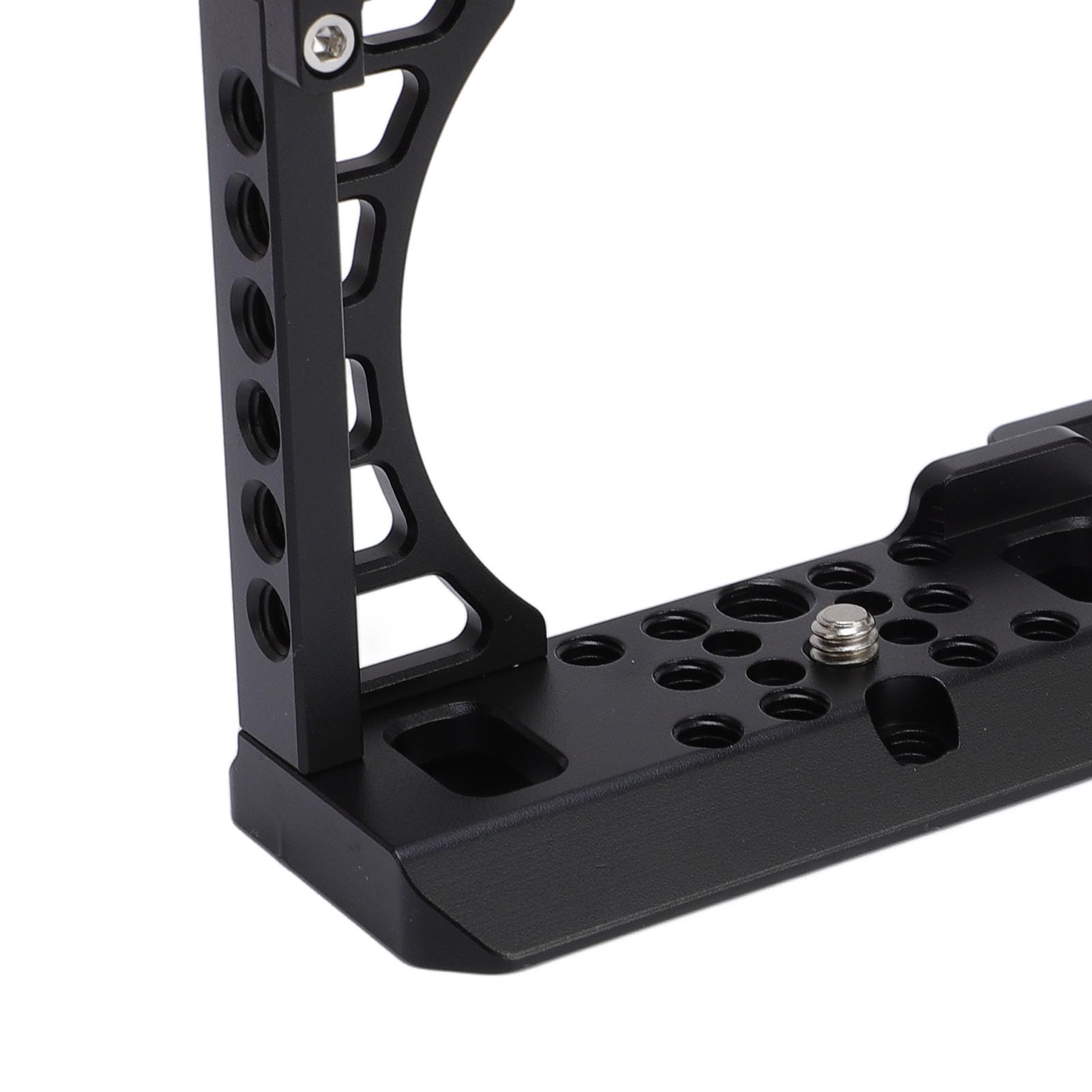 Tangxi Stabilizzatore per Produzione Video con Gabbia per Conigli in Metallo per Fotocamera per DSLR A6000 6300 6400, Custodia Protettiva in Lega di Alluminio, per Registi Professionisti