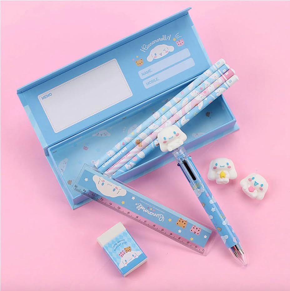 Bandal & Neoul Kitty & Friends' Premium Stationery Set in Box - Choose Your Character (Kuromi)