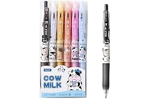 Adorable Japanese Milky Cow Gel Pens: The Cutest Stationery Essential