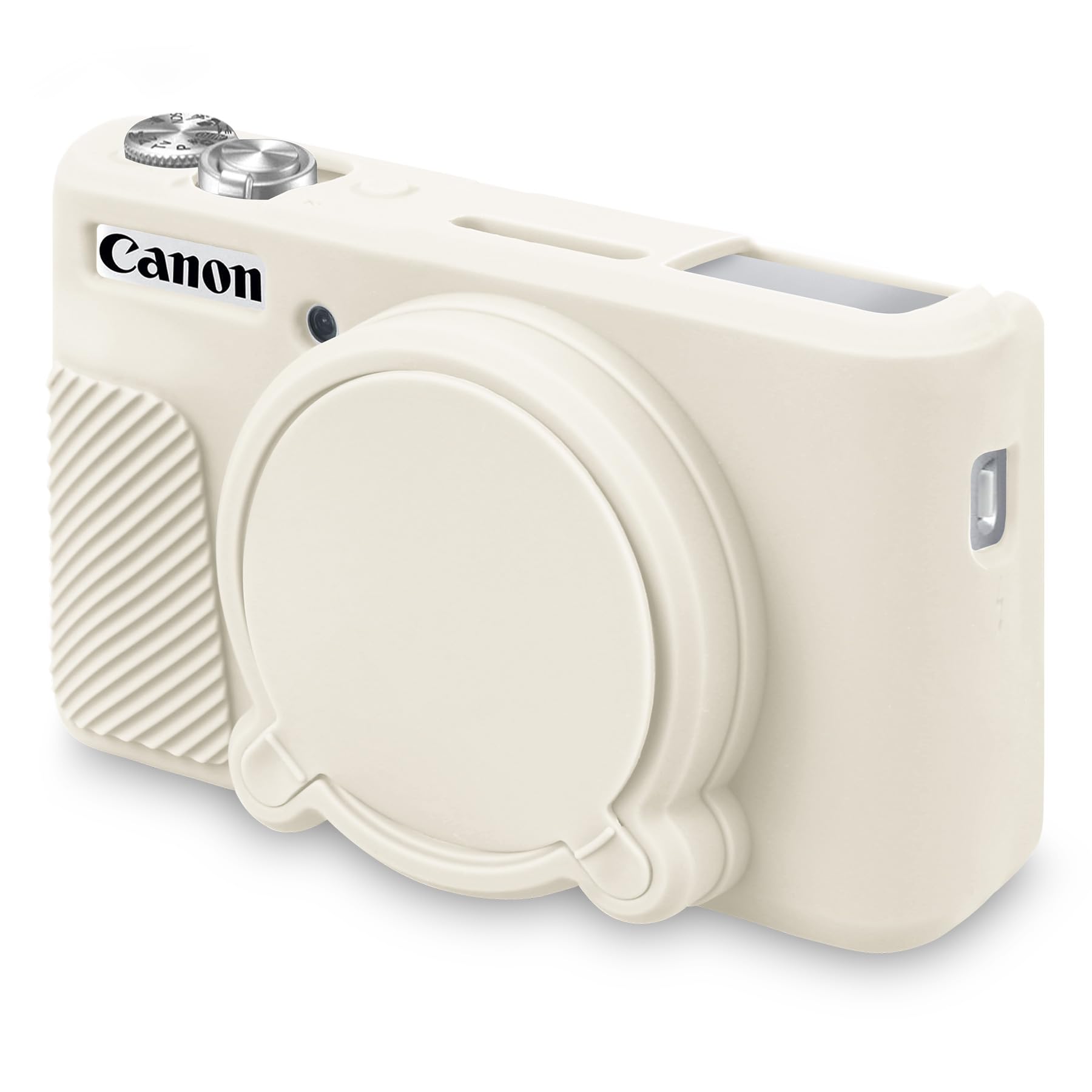 BOVKE Silicone Camera Case for Canon PowerShot SX740/ SX730 Digital Camera, SX740 Camera Soft Case Cover Rubber Camera Sleeve with Removable Lens