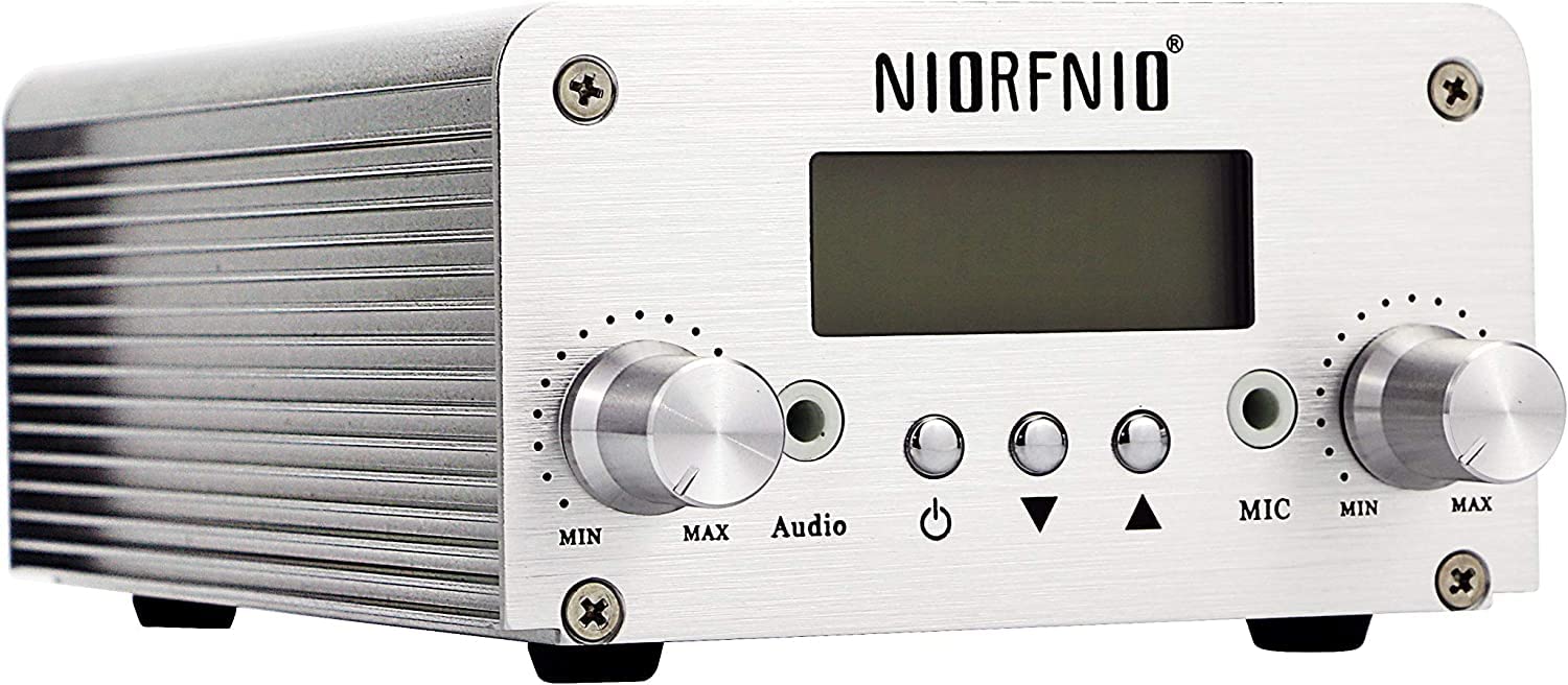 NIORFNIO 15W Fm Transmitter - Bluetooth Wireless Stereo Broadcasting Range 87-108mhz Transmitter, Used in Churches, Cars, Shopping Malls, Lecture Halls, Private Radio Stations (T15B-15W), TB-6W-35W