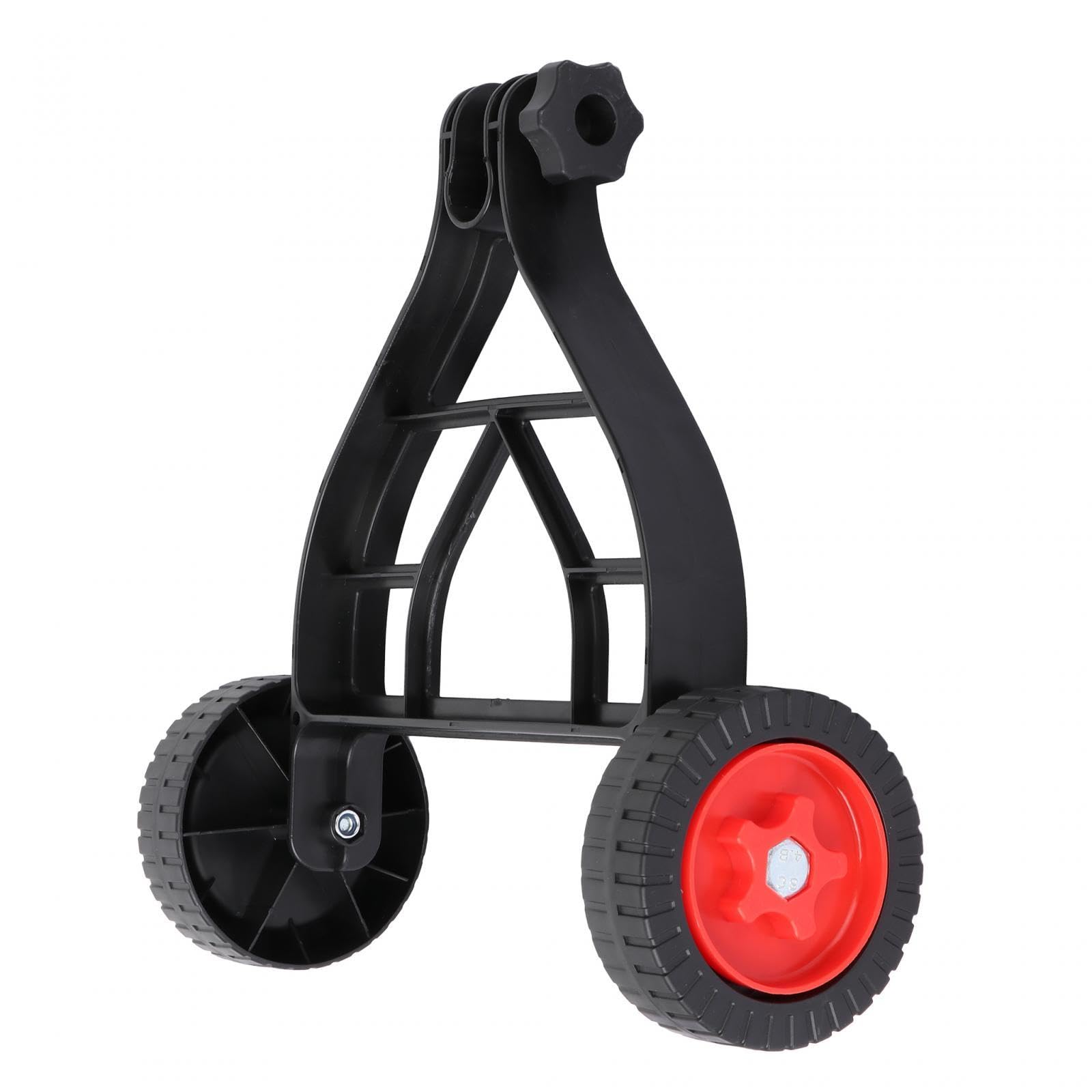 Ruedas de Soporte para Desbrozadora con ángulo Ajustable. Accesorio Práctico.