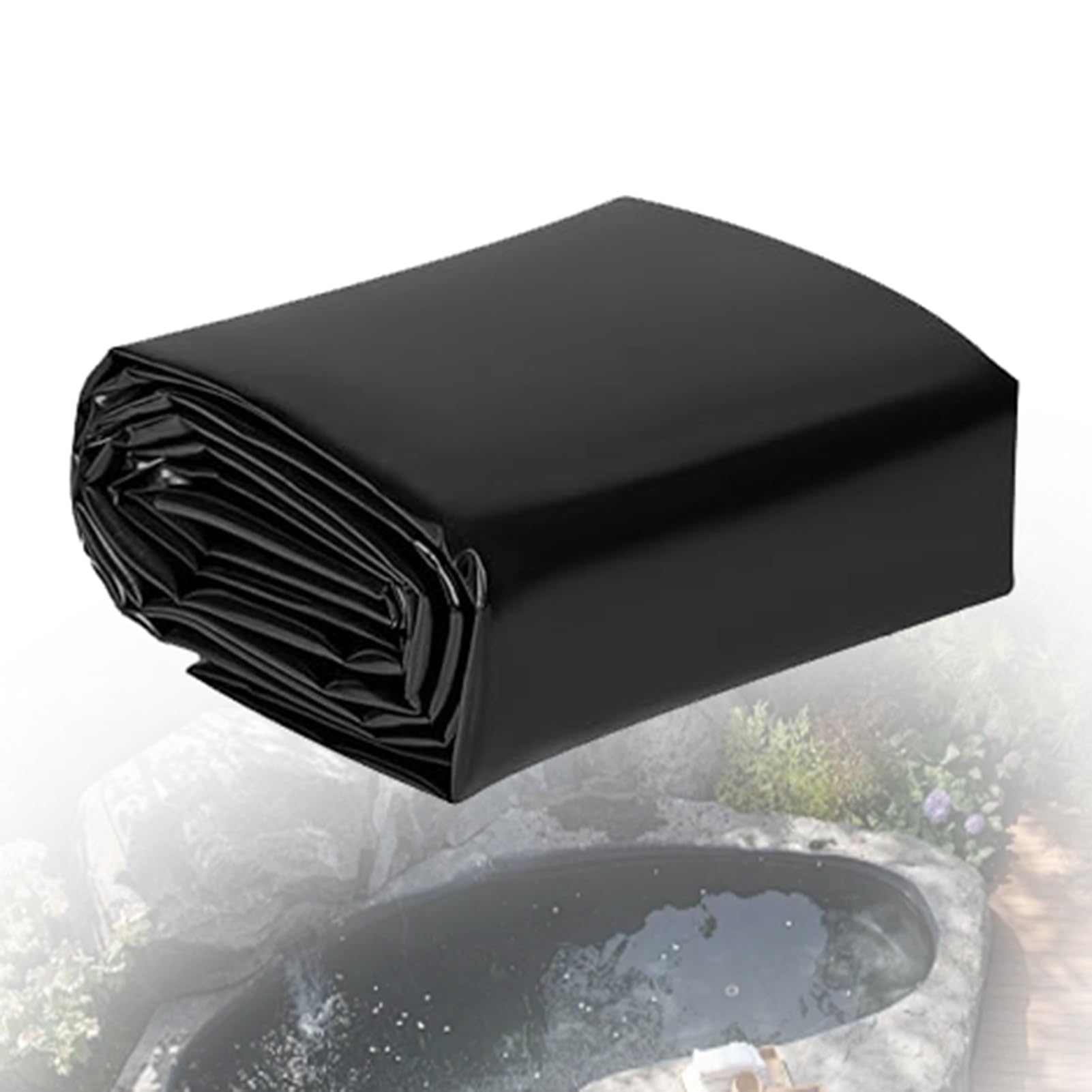 Revêtement de bassin PEHD imperméable bâche pour fontaine et jeux d'eau cascade 20 x 26 pi