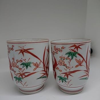 美品 京都雲楽窯 茶器セット 京焼清水焼 桜もみじ 陶器 湯呑み茶碗 急須 ペア 京都雲楽窯 茶器セット 京焼清水焼 桜もみじ 陶器 湯呑み茶碗