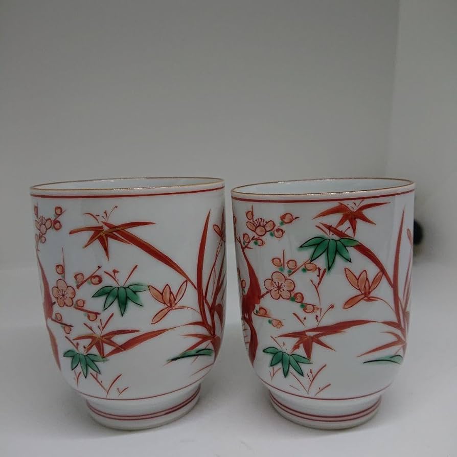 京都　雲楽窯　京焼・清水焼 Amazon | 京焼 清水焼 雲楽窯 湯呑 ペア | ノーブランド品