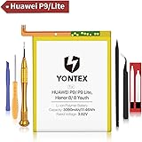 Huawei P9 Bater?a, YONTEX 3000mAh HB366481ECW Bater?a reemplazo, Nueva bater?a 0 Ciclo Compatible con Huawei P9/ P9 Lite, Honor 8/8 Youth con Herramientas de reparaci?n y Cinta Adhesiva Huawei P9 Bater?a, YONTEX 3000mAh HB366481ECW Bater?a reemplazo, Nueva bater?a 0 Ciclo Compatible con Huawei P9/ P9 Lite, Honor 8/8 Youth con Herramientas de reparaci?n y Cinta Adhesiva