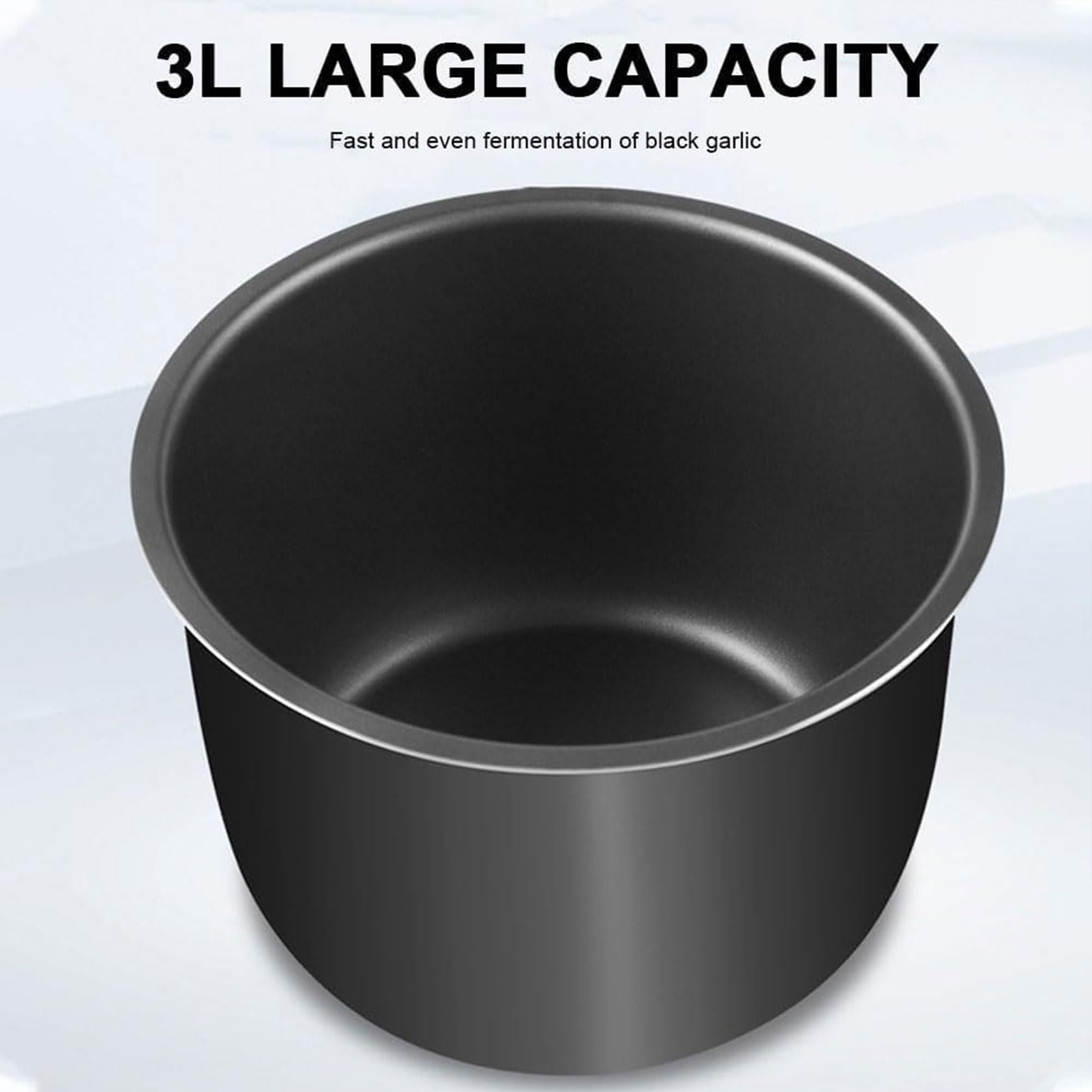 Máquina fermentadora automática de ajo negro, máquina inteligente para hacer yogur y natto con estante de 2 niveles, apagado de memoria de 5 horas, perfecto para uso doméstico en la cocina