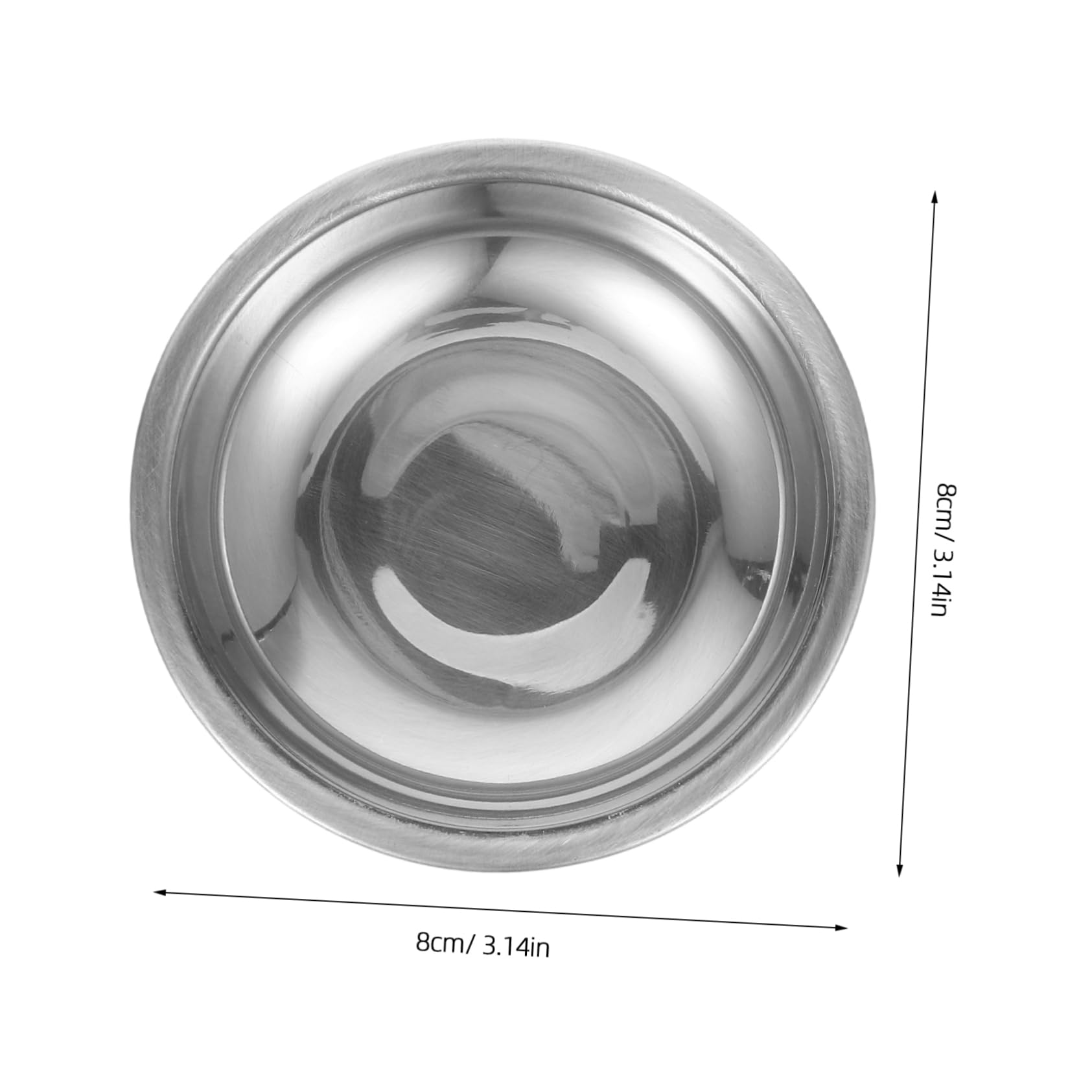 Ciieeo Electronic Scale Accessories 2pcs Stainless Steel Weighing Trays Accurate Jewelry Tiny Plates