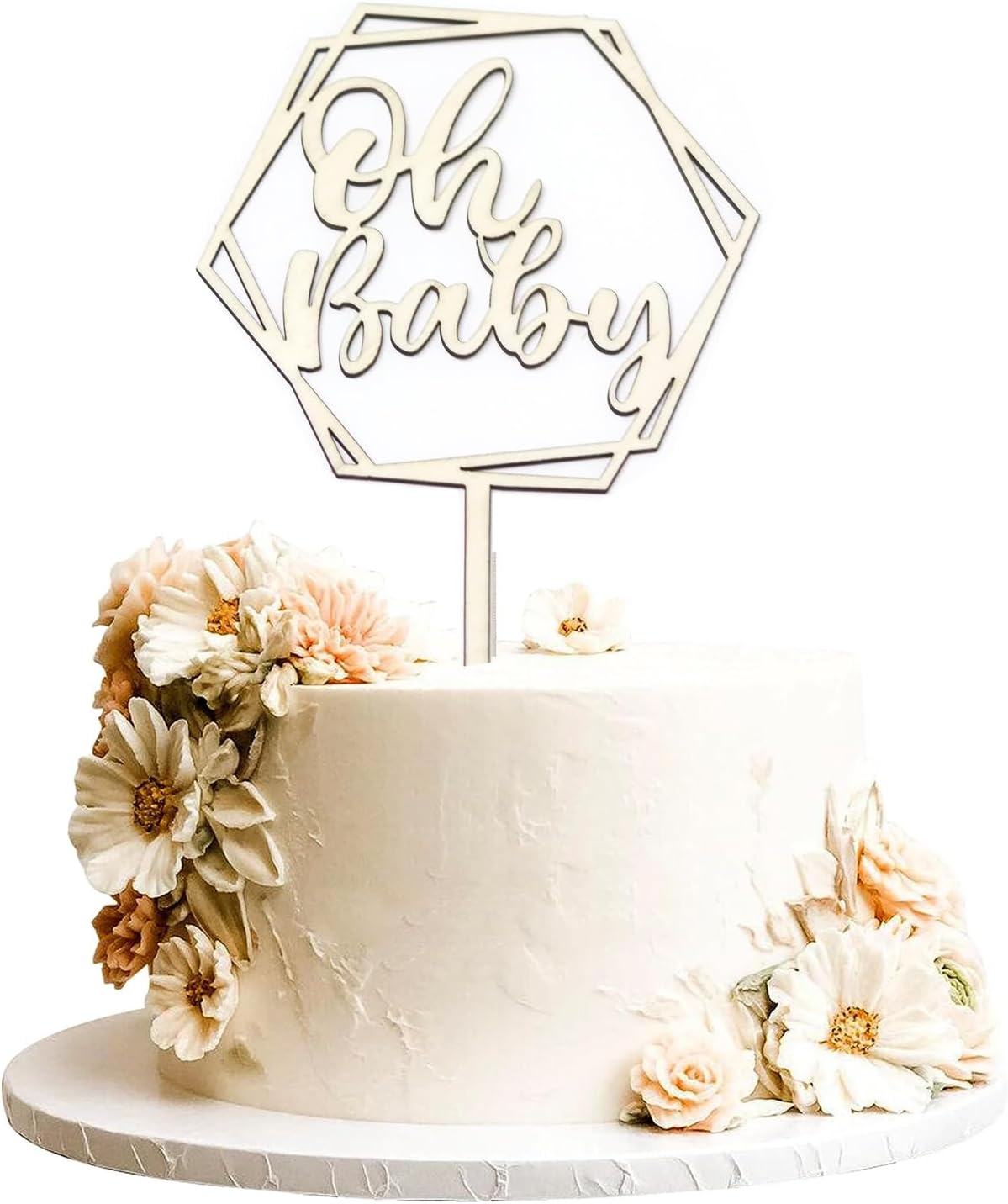 Oh Baby Cake Topper, Baby Shower, Gender Reveals, It's A Boy, It's A Girl, Gende