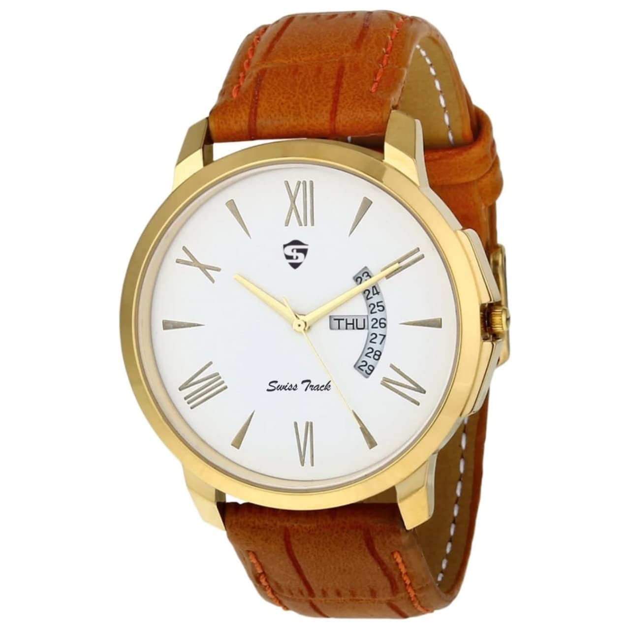 swiss track Analog Leather Strap Watch for Gift Mans & Boys (ST_0119) Pack of 1 Pc. (B0BNH9WDBX) Amazon Price History, Amazon Price Tracker
