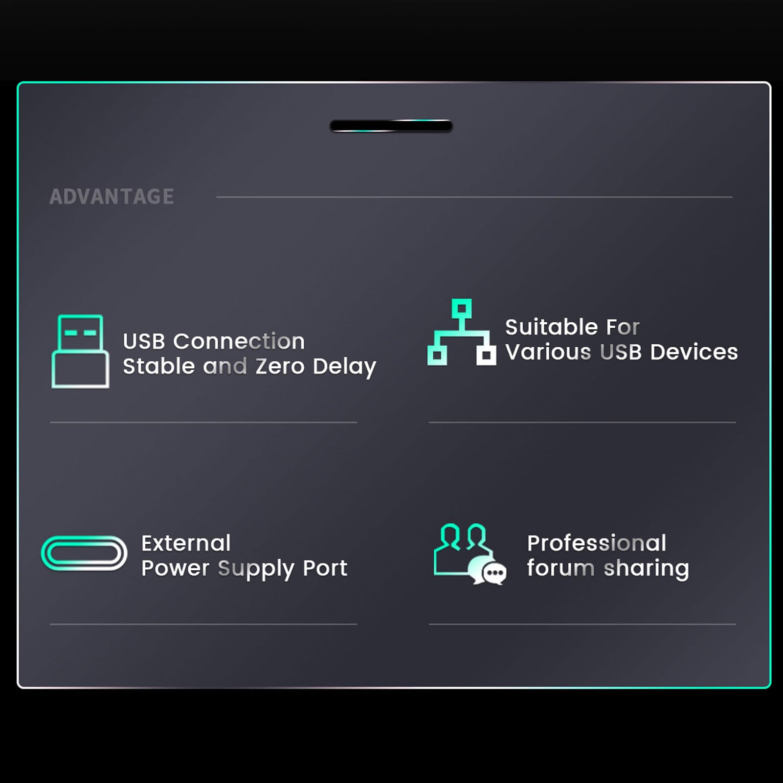 Adattatore Controller USB, per Adattatore di Gioco Conversione Segnale Adattatore USB Professionale per Supporto Controller Multipli, Tastiere Compatibili, Mouse,