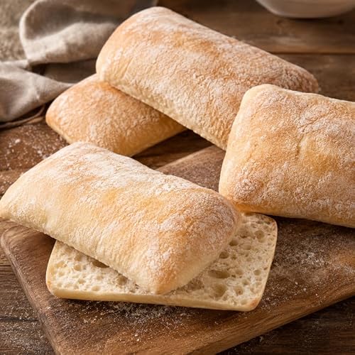 �qGlobal Wish�r�u���h�[�� �v���[�� �`���p�^ 140g �y���Đ��Ⓚ�p���z Bridor White Plain Ciabatta Soft Artisan Bread 140g (10��)