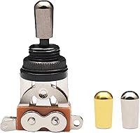 Vista 8 de MAXCHEER Interruptor de pastilla de guitarra de metal de 3 vías, selector de interruptor de palanca de pastilla, piezas para accesorios Les Paul