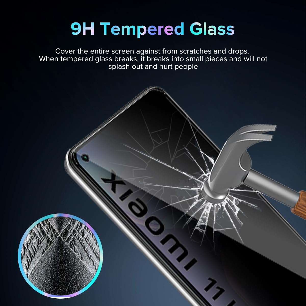 5 Pz Pellicola Protettiva Trasparente Per Xiaomi Mi 11 Lite 5G, Dipos, PET, Made In Germany