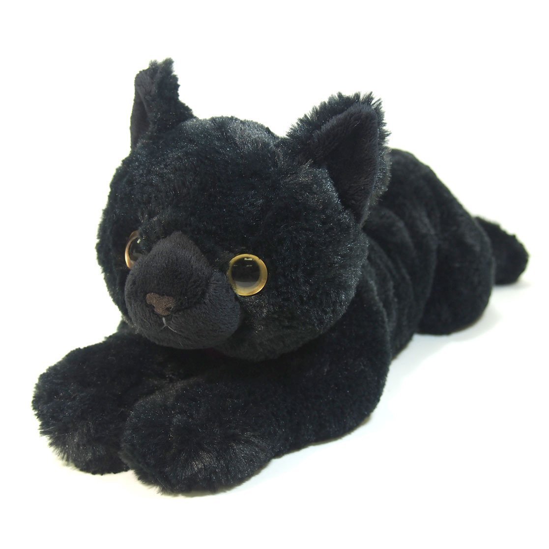 Sun Lemon P-1822 Knee Cat Plush Animal, Black, M, 6.7 x 7.1 x 18.5 inches (17 x 18 x 47 cm) : Health & Personal Care