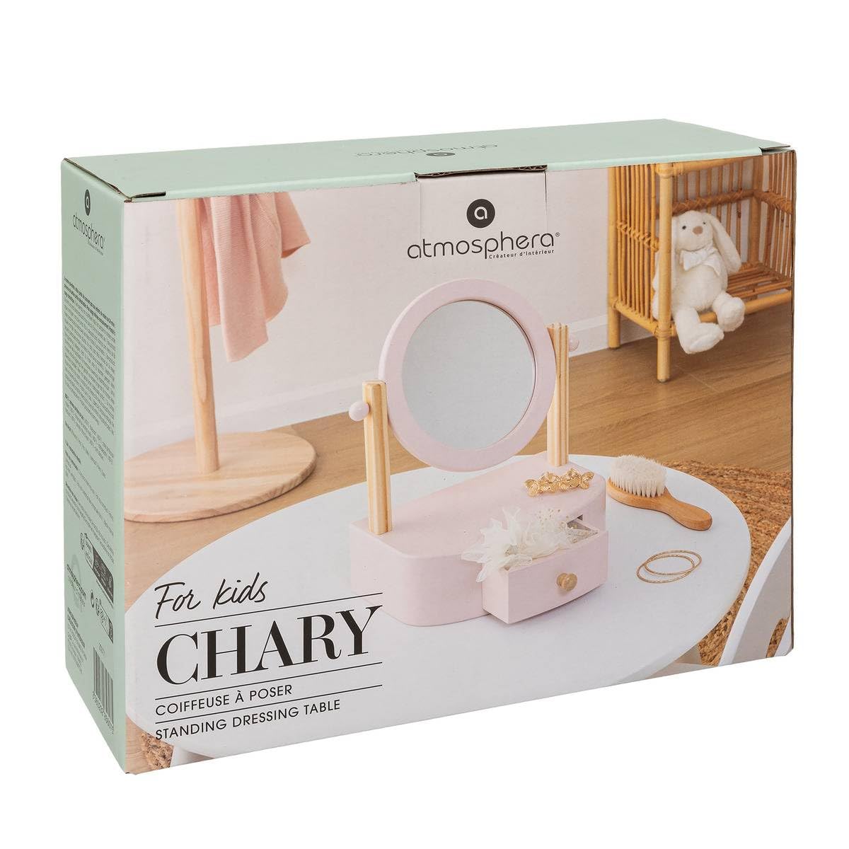 Atmosphera - Tocador Infantil chary Rose 22x16cm
