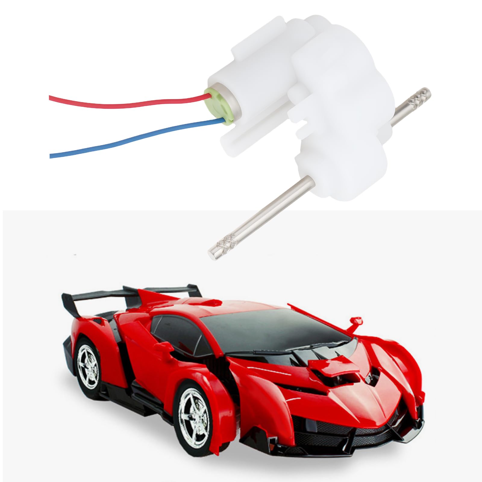 ECSiNG 4Pcs Mini 614 Coreless Gear Motor 3.7V 390RPM for Robot Model Car 43x22x2mm - Image 2