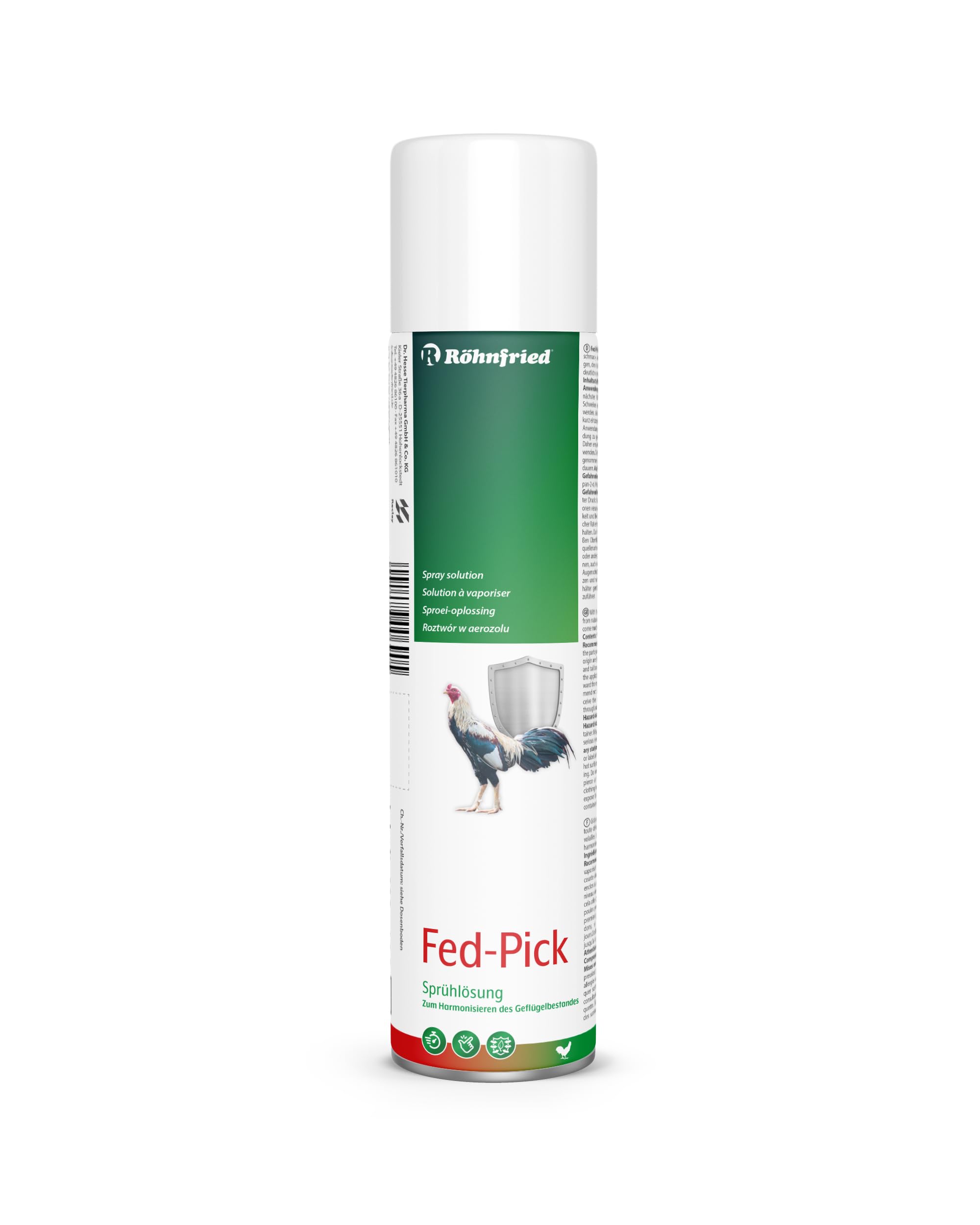 Röhnfried Fed-Pick-Sprühflasche gegen Federfressen (400 ml)