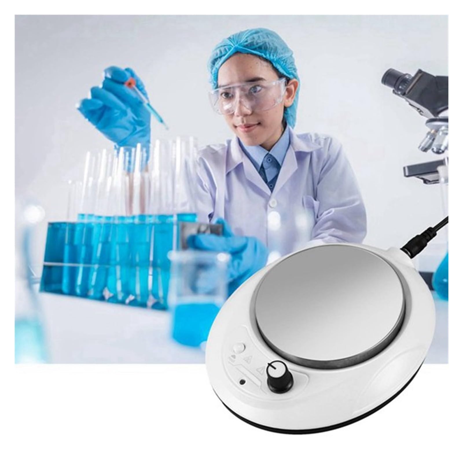 Agitador De Calefacción, Agitador Magnético, Máquina Agitadora De Placa Calefactora Con Barra Agitadora, Agitadora De Laboratorio