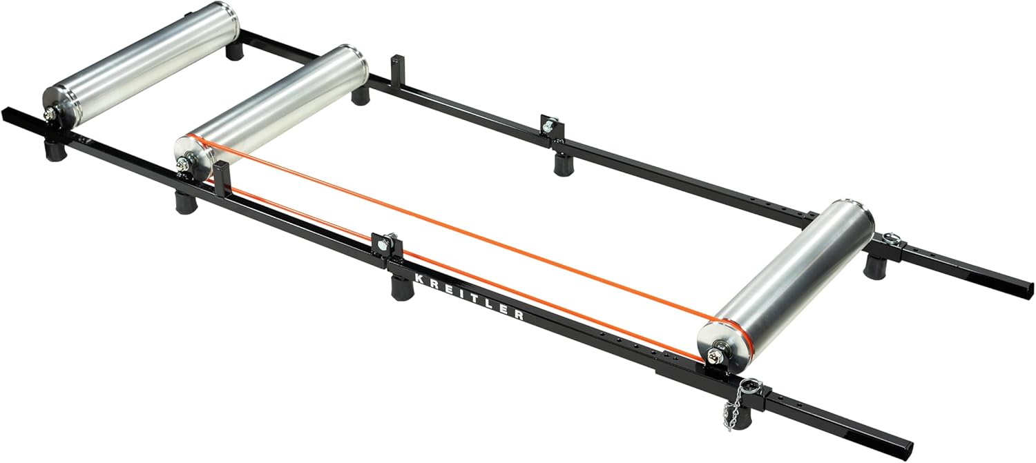 KREITLER Alloy Rollers for Indoor & Outdoor Bike Training | Premium Cycling Trainer | Smooth, Quiet Ride w/Easy Storage