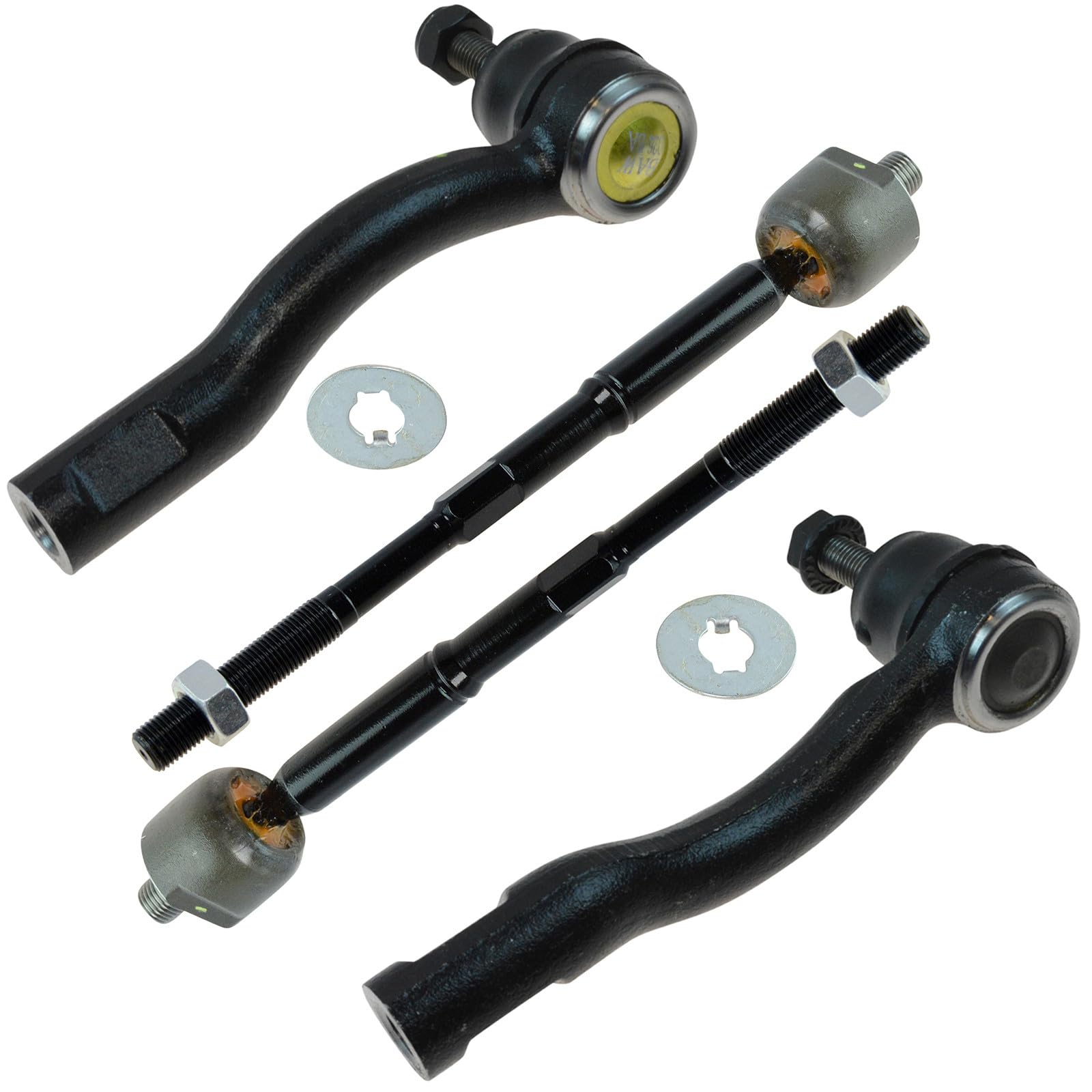 Front Inner Outer Tie Rod End LH Driver RH Passenger Kit Set 4pc for Sentra