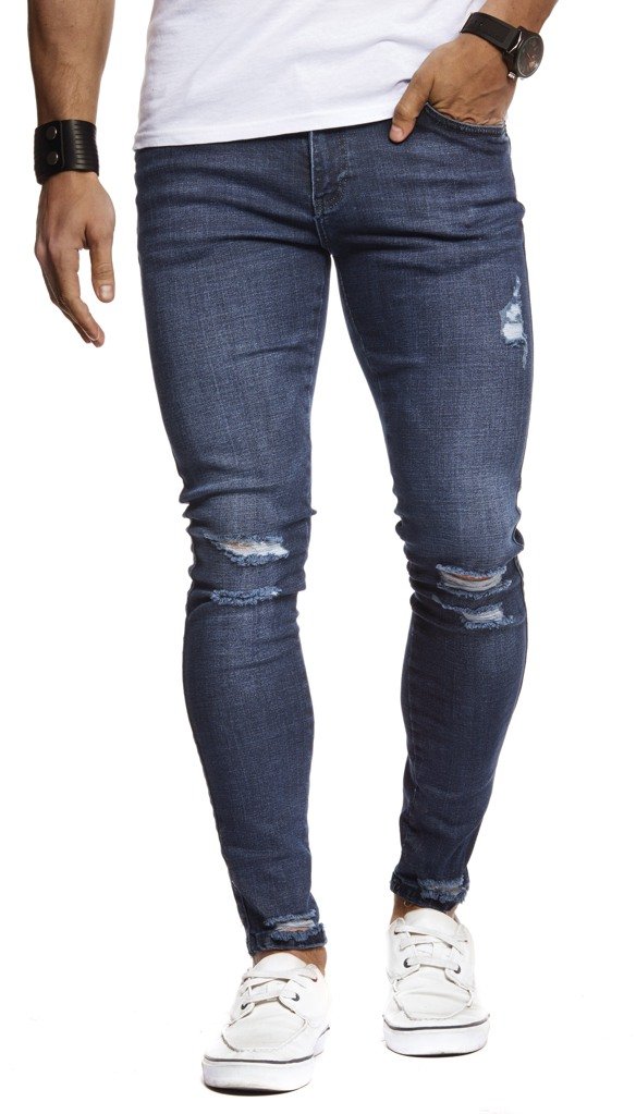 Leif Nelson Herren Jeans Hose Slim Fit Denim Blaue graue Lange Jeanshose für Männer Coole Jungen weiße Stretch Freizeithose Schwarze Cargo Chino Sommer Winter Basic LN9145