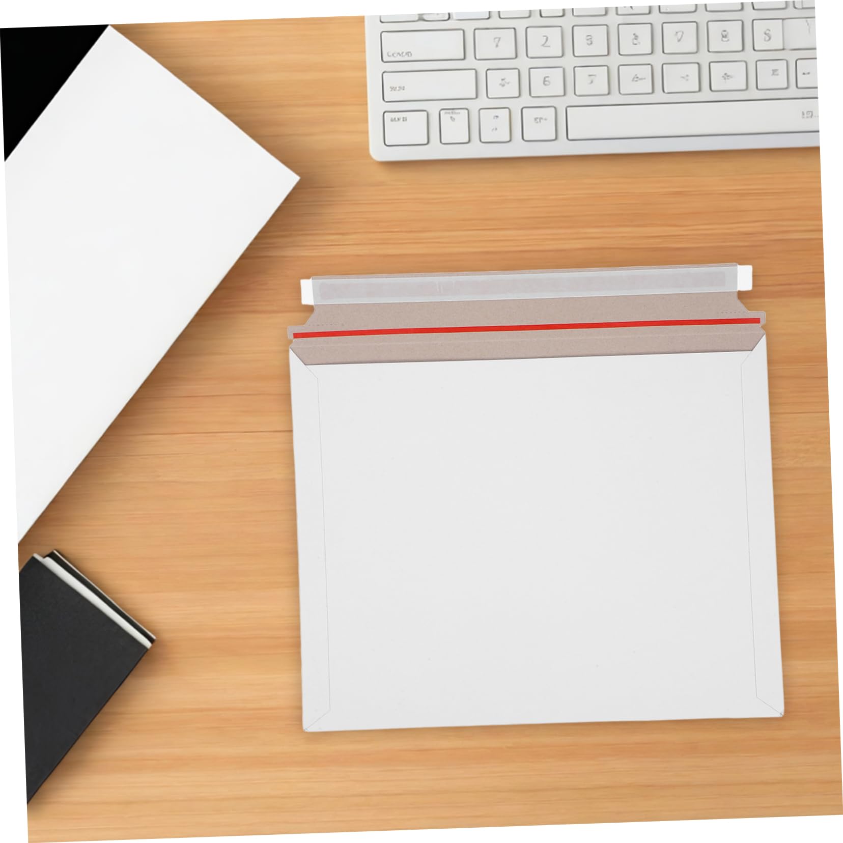 HOMSFOU 20 Pièces Enveloppes Expédition pour Documents Enveloppes Rigides Plates Pochettes pour Dossiers Expédition pour Cartes