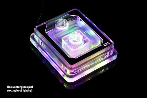 Miniatura 4 de Alphacool Eisblock Aurora XP3 Light CPU Bloque de agua y termal Grizzly AM5 Paquete de marco de sellado de contacto, Plexi