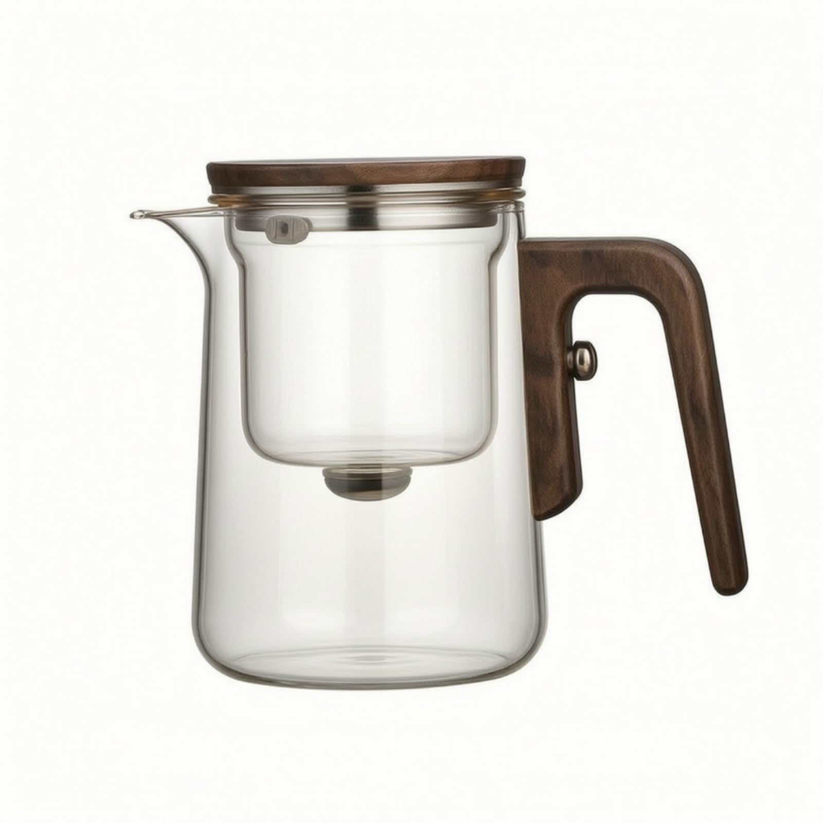Teiera con Infusore Resistente Al Calore, Trasparente, color to 1, 600ML