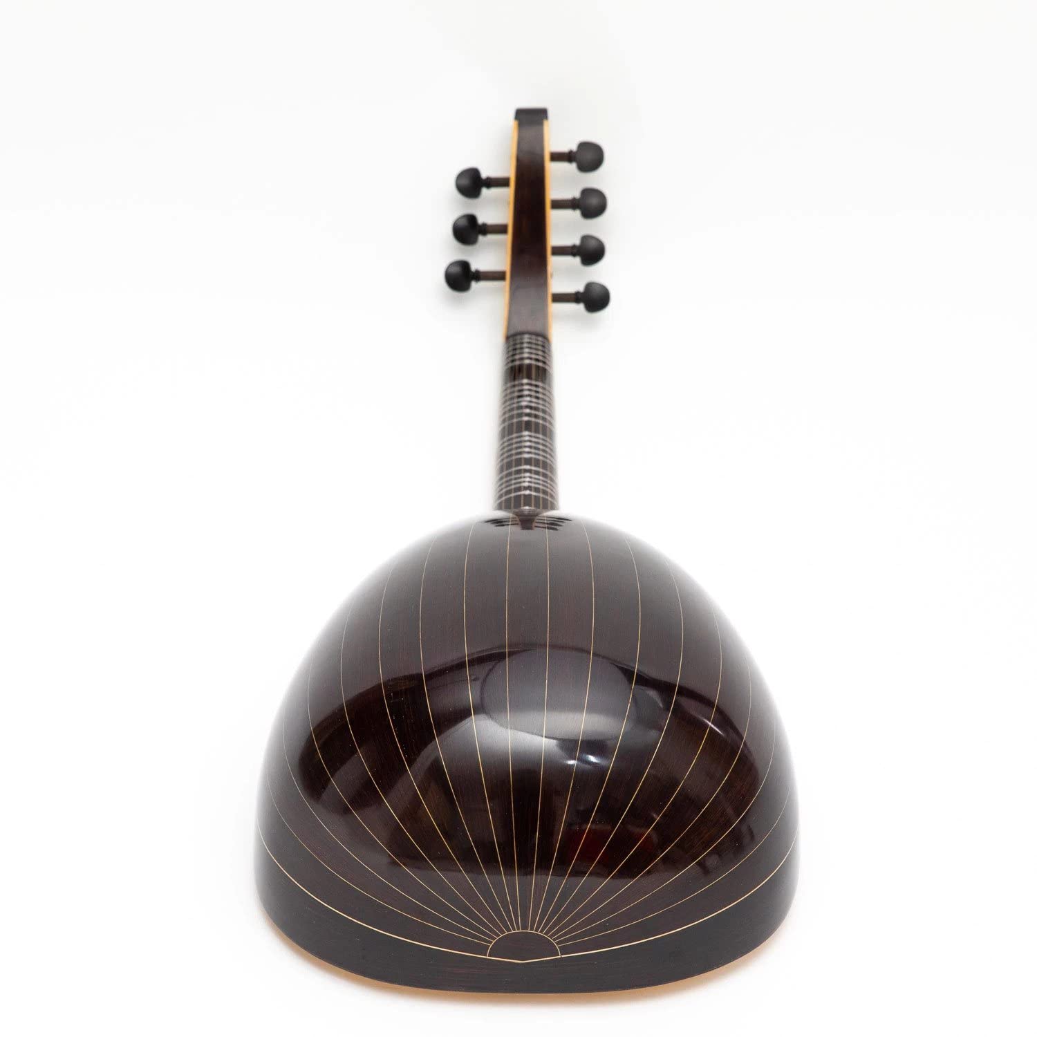 Tastiera professionale turca Lavta Wenge Wood & Ebony, Liuto Lauta fatto a mano