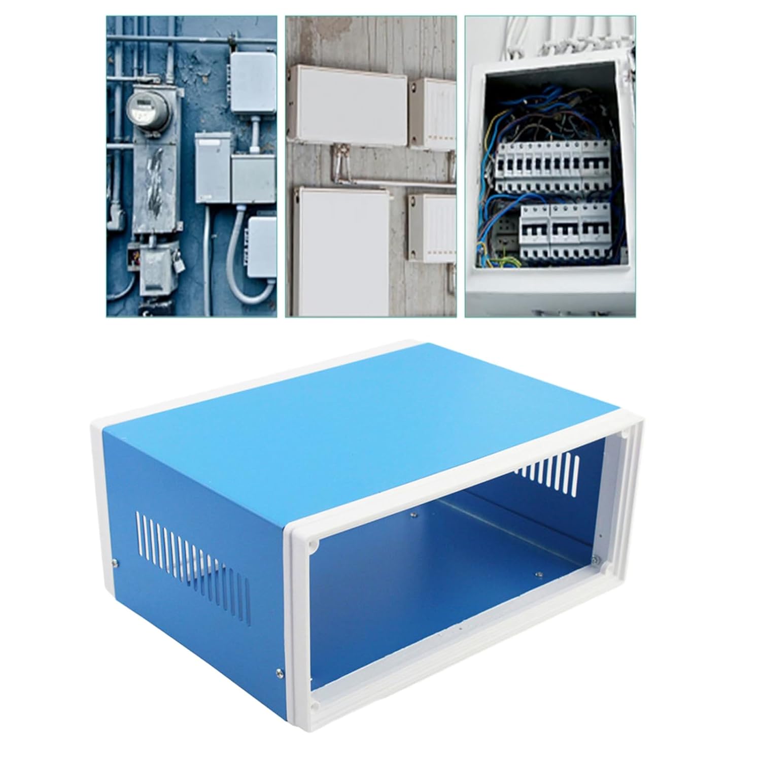 Versatile Metal Enclosure for Instruments Secure & Practical Instrument Casing Compact Wiring Distribution Box Electrical Equipment Box