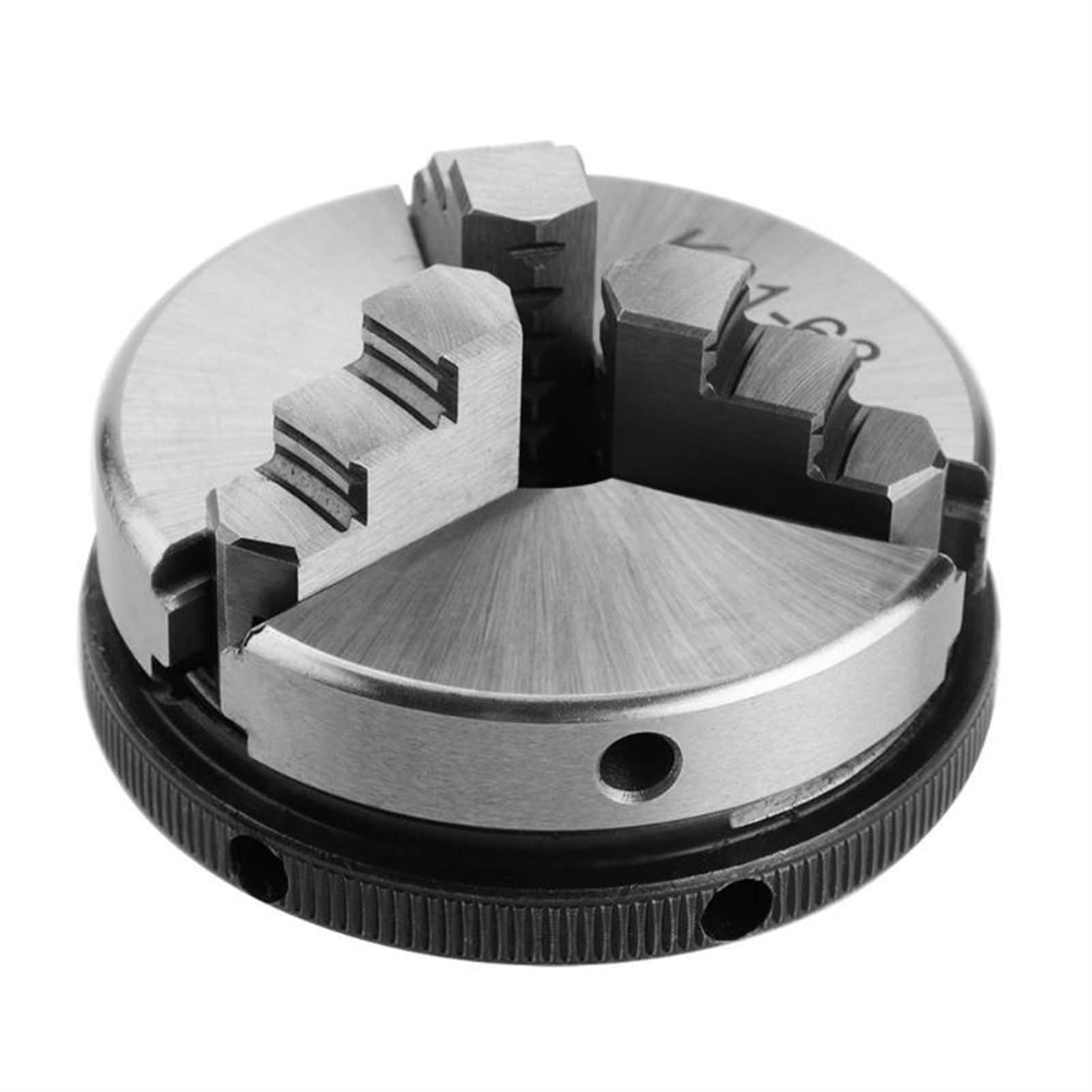 Uchwyt tokarski, 3/4 JAWS Stalowa tokarka do drewna 50mm 63mm Manual CHUCK SETQUE majsterkowanie Metalowe narzędzia tokarskie(K01-63)