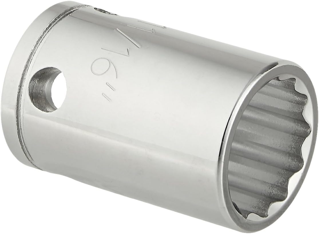 Williams 32222-TH 12-Point Tools at Height 1/2 Drive Standard Socket, 11/16"