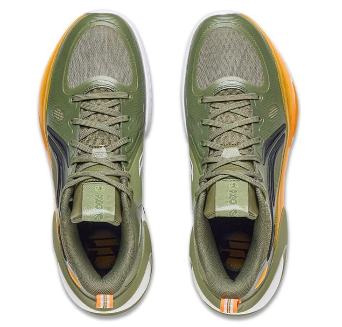 Li-Ning Hombres Profesionales Zapatos de Baloncesto Antideslizantes con absorción de Impactos Calzado de Basquetbol para Hombre YUSHUAI Series