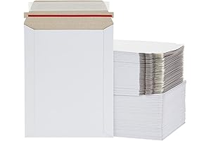 Juvale 100-Pack Stayflat Mailers 7 x 9 Inches