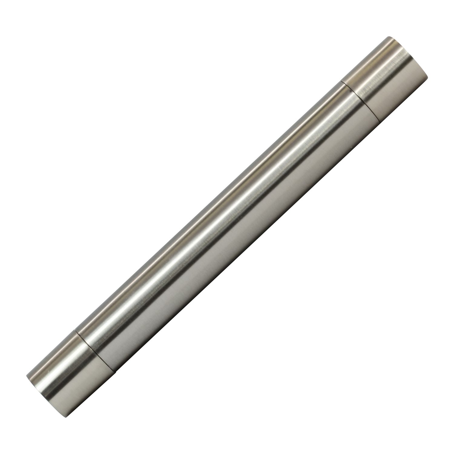 Rok Hardware Contemporary Euro Style Cabinet Pulls - Brushed Nickel 96mm Hole Centers (1 Pack)