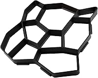 Vista 2 de Walk Path Maker, 2 paquetes Plus Size: 18.9 x 18.9 x 1.8 pulgadas Pathmate Molduras de piedra pavimentación pavimento Hormigón Moldes y espumas