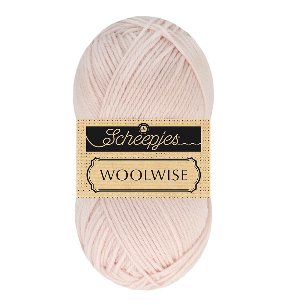 Scheepjes Woolwise 1 x 100g - 719 Soft Coral Premium Merino Yarn, 1x100g