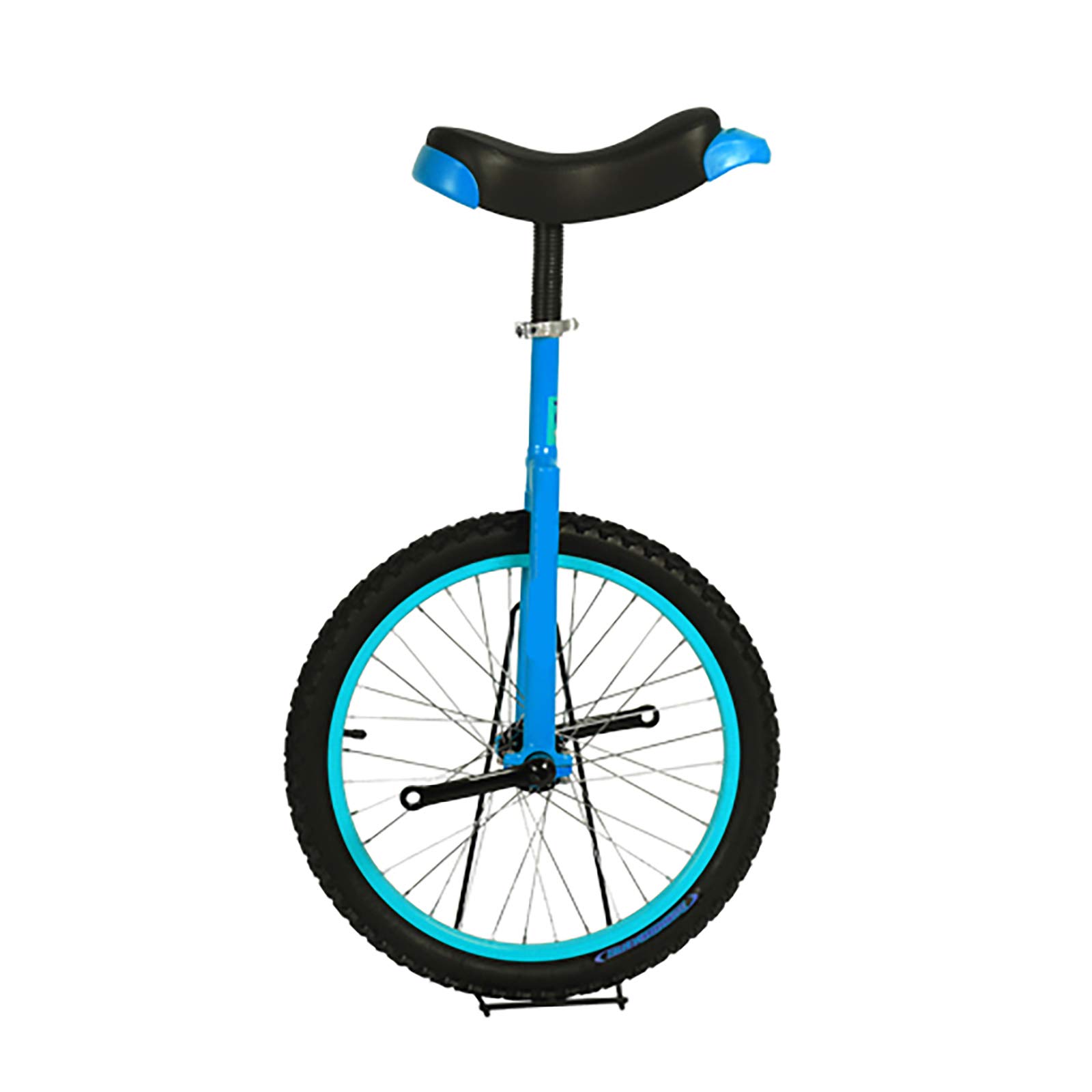 QWEASDF Monociclo, Monocicli, Uniciclo, 20 "Pollici di Pollice Rotella cromata Monociclo a Prova di Telaio Impermeabile Ruota Pneumatico Ciclismo Sport all'aperto Esercizio Fitness,Blu