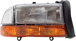 Passengers Headlight Headlamp with Park Signal Lamp Replacement for 1998-2004 Dakota Pickup Truck 55055110AI - coolthings.us